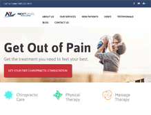 Tablet Screenshot of nextlevelchiropractic.com